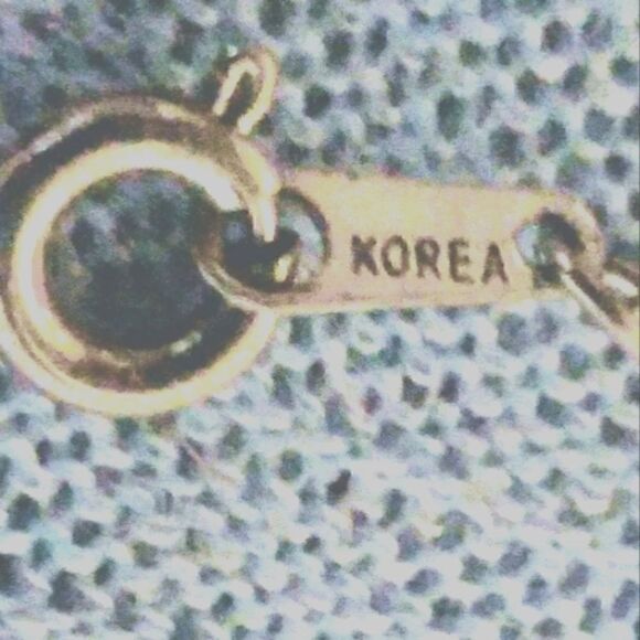 Pearl & SILVER TONE CHAIN Very Dainty VINTAGE - Picture 4 of 4